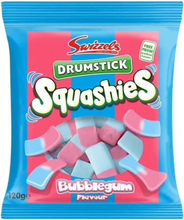 Sweet Bundle With Swizzels Drumstick Squashies Bubblegum Flavour 120g x3 Squashies Sour Cherry & Apple Flavour 120g x3 & Squashies Original Raspberry & Milk Flavour 120g x3 (9 Pack) - Buy Online on SooperMarket.com