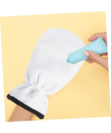 ABOOFAN 3 Pairs Maintenance Essential Oil Gloves Hot Wax Bath Shower Gloves Paraffin Bath Bags Paraffin Wax Bath Liners Warm Gloves Heat Hand Cover Flannel Hyperthermia White Spa - Buy Online on SooperMarket.com