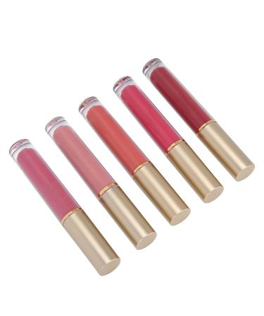 5pcs Liquid Lipstick Set - Long Lasting Waterproof Lip Gloss Matte Makeup (#01 WHISPER) - International Shipping Available - Buy Online on SooperMarket.com