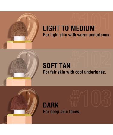 URQT Liquid Contour Wand - Sponge Tip, Highly Pigmented, Long Lasting, Natural Finish (Golden Sun) - Buy Online on SooperMarket.com