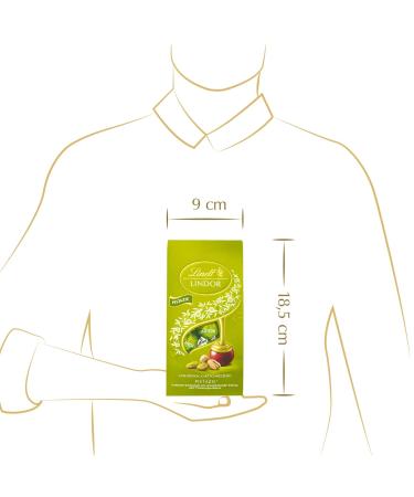 Lindt Lindor Pistachio Chocolate Balls - 137g Bag | 10 Whole Milk Chocolate Pralines | Perfect Gift for Chocolate Lovers - Buy Online on SooperMarket.com