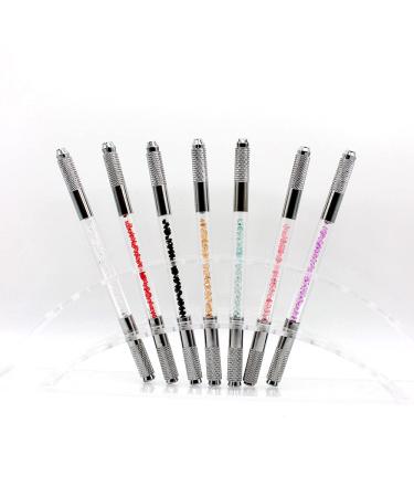 10 Multi-color Double Sided Microblading Handles Individually Packaged - Lot # and Exp. Date Included - Buy Online on SooperMarket.com