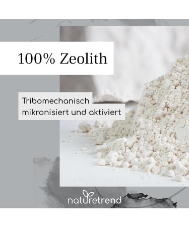 Buy NatureTrend Zeolite Powder 1.3kg - Premium Quality Natural Clean 94% Purity Extra Finely Ground Volcanic Stone - International Shipping Available - Buy Online on SooperMarket.com