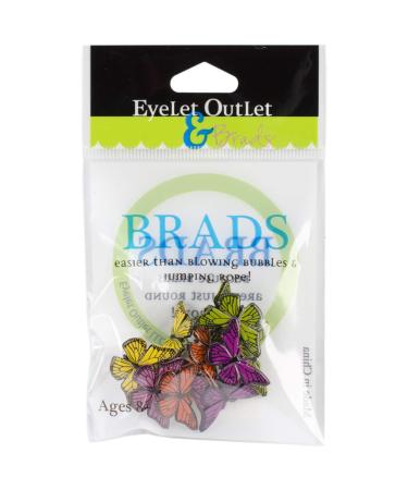 Eyelet Outlet Shape Brads  Butterflies