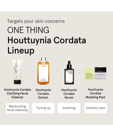 ONE THING Houttuynia Cordata Extract Facial Toner - Vegan Soothing Hydration for Oily Acne Prone Skin - Korean Skin Care - 5.07 fl. oz - Buy Online on SooperMarket.com