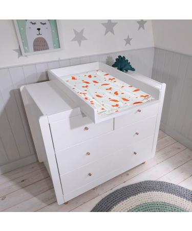 Callowesse Baby Changing Mat 79x47cm | Waterproof, Portable, Foldable | Red Foxes Design - Buy Online on SooperMarket.com