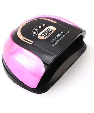 256W UV LED Nail Lamp Professional Fast Nail Curing Lamps UV Nail Light with for Gel Polish with Automatic Sensor/4 Timer Setting Handle Professional Nail Art Tool - Buy Online on SooperMarket.com