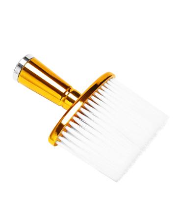 Hair Brush Neck Duster Hairdressing Hair Cutting Cleaning Brush for Barber Hairdressing Tools-Gold
