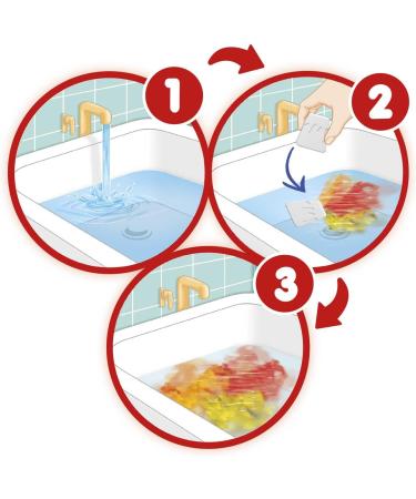 Inkee Foamy Volcano 10 Set | Colorful Bath Bombs for Kids | Cola Scented Volcano-Shaped Bathing Balls with Macadamia Oil - Buy Online on SooperMarket.com