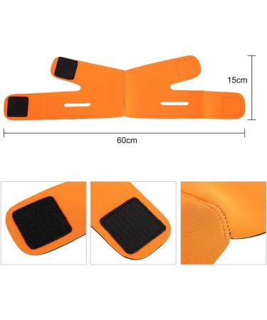 Face Slimming Cheek Mask V Face Line Belt - Orange Chin Lift Up Anti Wrinkle Sleep Mask - Buy Online on SooperMarket.com