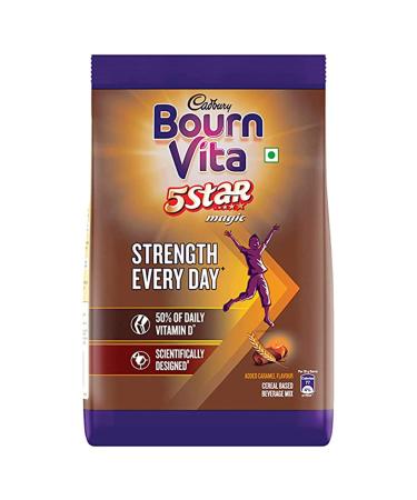 Cadbury Bournvita 5 Star Magic Chocolate Health Drink 500 Gm Refill Pack