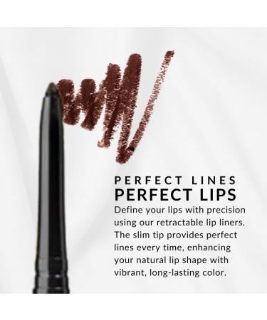 Flori Roberts Luxury Lip Pencil - Retractable Lip Liner for Women of Color | Vibrant Intense Berry Makeup - Buy Online on SooperMarket.com