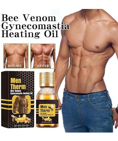 Buy Mentherm Bee Venom Gynecomenia Heating Oil & Gel | Strengthen Chest Muscles | International Shipping - Buy Online on SooperMarket.com