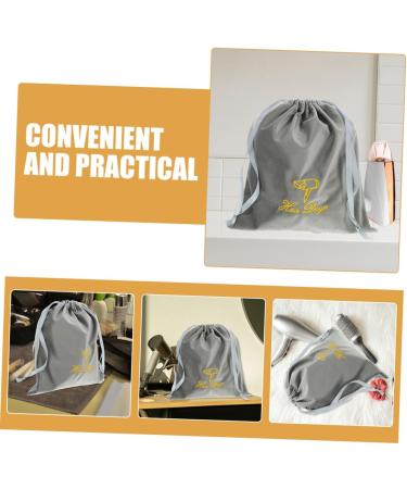 Mikinona 3pcs Hair Dryer Storage Bag Blow Dryer Hair Dryer Organizer Classic Curling Iron Fabric Travel 25.00X22.00X0.50CM 1 - Buy Online on SooperMarket.com