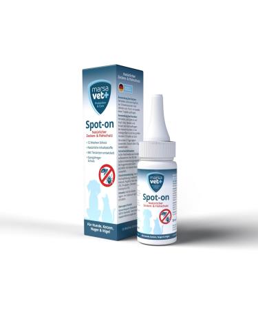 Marsavet Spot-on Natural tick and flea protection for pets 50 ml flea and tick protection products for cats and dogs birds and rodents for all age groups and breeds