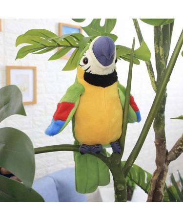 Interactive Cute Talking Parrot Toy | Repeat Speaking & Waving Wings | Funny Plush Bird Gift - Buy Online on SooperMarket.com