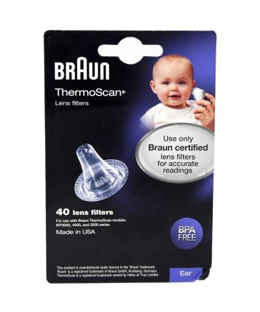 Braun Ear Thermometer Lens Filters Pack of 80