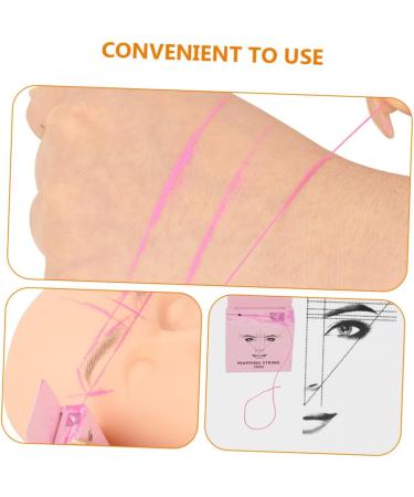 Healeved 3pcs Eyebrow Measurement Tool Eye Brow Corrector Cosmetic Measuring Tools Pink Household - Buy Online on SooperMarket.com