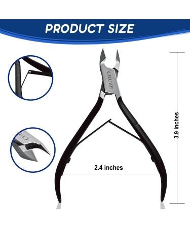 Cruze Cuticle Remover - Stainless Steel Professional Nippers for Manicure & Pedicure - Buy Online on SooperMarket.com