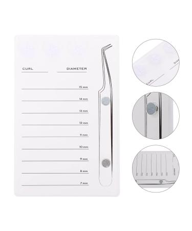 Buy Magnetic Eyelash Board - Acrylic Display Tray for Eyelash Extensions & Grafting Supplies | Premium Eyelash Accessories - International Shipping Available - Buy Online on SooperMarket.com