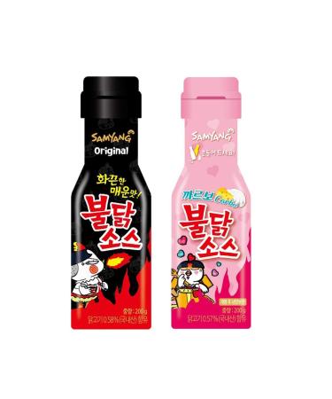 Samyang Carbo Bulldark Spicy Chicken Roasted Sauce + Bulldark Spicy Chicken Roasted Sauce 2 sets / Fire Noodle Challenge (overseas direct shipment)