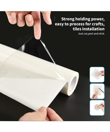 Art3d Adhesive Tile Setting Mat - 12in. X 360in. Double-Sided Tape Sheet for Crafts, Arts, DIY Projects - Damage-Free & Residue-Free - Buy Online on SooperMarket.com