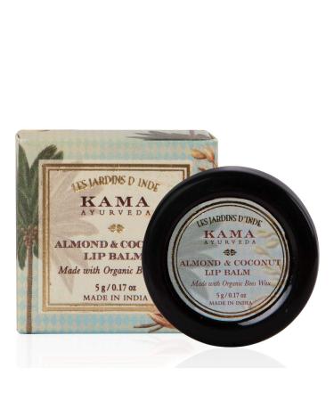 Kama Ayurveda Almond & Coconut Lip Balm | Moisturizing Lip Care 5g - Buy Online Worldwide - Buy Online on SooperMarket.com