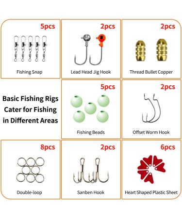 GOANDO 78 Pcs Fishing Lures Kit for Bass Trout Salmon - Bait Tackle Box with Spoon Lures, Soft Plastic Worms, Crankbait Jigs, Fishing Hooks - Freshwater Fishing Accessories - Buy Online on SooperMarket.com