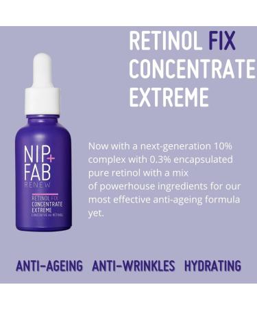 Nip+Fab Gift Set Super Skin Booster Set 5 Skin-Boosting Concentrates: Retinol Hyaluronic Ceramide Glycolic and Vitamin C Complex Skin Care Christmas Gift Super Skin Booster Set - Buy Online on SooperMarket.com