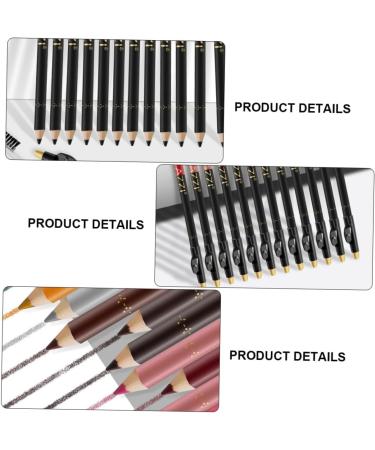 BELLIFFY 12pcs Lip Liner Eyeliner Makeup Supplies Gel Eyeliner Long Lasting Eyeliner Gray Eyeliner Plastic - Buy Online on SooperMarket.com
