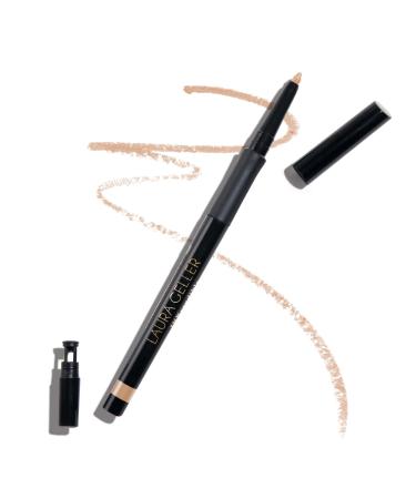 LAURA GELLER NEW YORK INKcredible Gel Eyeliner - Beige to Beige - Waterproof Smudge-proof Eyeliner Pencil - Built in Sharpener 08 Beige-to-Beige