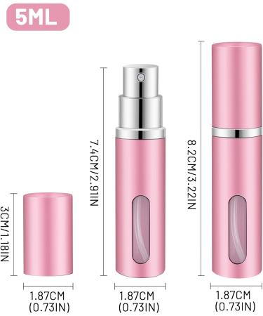 BELEVO Travel Perfume Atomiser Refillable 3 Pcs Perfume Travel Bottle For Toiletries 5 Ml Refillable Perfume Bottle Mini Spray Bottle Suitable For Men And Women Travel Essentials 3pcs - Buy Online on SooperMarket.com