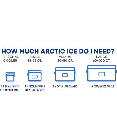 Arctic ICE Chillin' Brew Series Reusable Ice Pack - Blue Large - Buy Online on SooperMarket.com