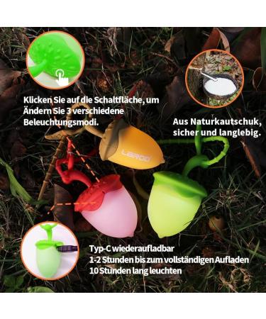 Laroo LED Flashing Safety Lights for Dogs & Cats - Rechargeable Turn Signal for Walks & Outdoor Sports (Green) - Buy Online on SooperMarket.com
