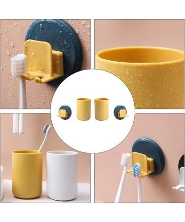 JSY 2 Set Wall-Mounted Toothbrush Holder & Organizer - Bathroom Storage Solution for Electric Toothbrushes & Accessories - Buy Online on SooperMarket.com
