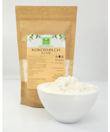 Coconut milk powder 500g from the green essence - coconut milk powder dried - vegan - protein powder - for for plant and lactose -free drinks - vegan milk without sugar (500 grams) 500 g (1 Pack)