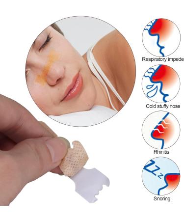 50pcs Nasal Strips for Snoring - Snoring Solution for Improved Nighttime Sleep - Nose Breathing Aid for Men and Women - Buy Online on SooperMarket.com