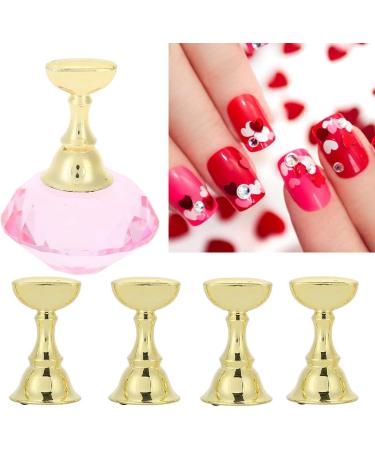 LANTRO JS Nail Holder for Perfect Nail Art - Crystal Base Holder False Nail Tip Practice Stand - Buy Online on SooperMarket.com