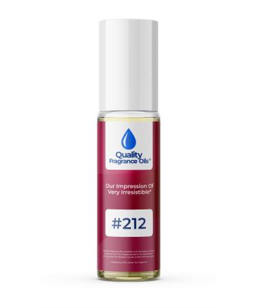 Quality Fragrance Oils' Impression #212 Inspired by Very Irres. for Women (10ml Roll On) Very Irres. for Women Impression #212 0.34 Fl Oz (Pack of 1)