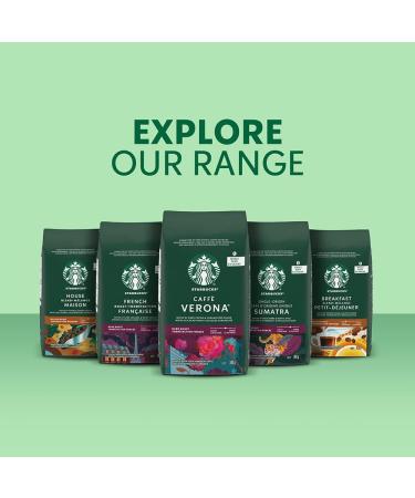 Starbucks French Roast Whole Bean Coffee 340 Grams (Pack Of 6) French Dark Roast 2040 Grams - Buy Online on SooperMarket.com