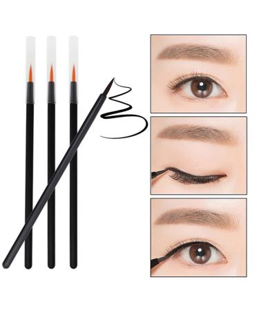 FRCOLOR 300 Pcs Eyeliner Brush Set - Fine Liquid Smudge and Brush for Eyeliner Eyebrows & Lips - Perfect for Precision Makeup Application - Buy Online on SooperMarket.com