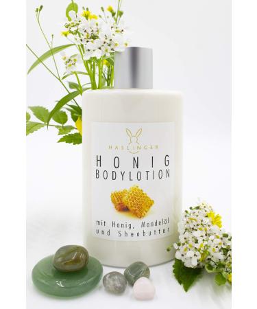 Haslinger No. 2204 Honey Body Lotion - Nourishing Almond Oil & Shea Butter - 200ml - International Shipping Available - Buy Online on SooperMarket.com