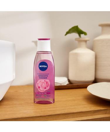 Nivea Rose Water Facial Water 200ml | Refreshing & Clarifying Facial Care for All Skin Types - Buy Online on SooperMarket.com