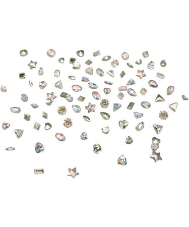 Multi-Shape Nail Rhinestones Decoration Art Accessories Jewelry Diamond 3D Tips Glass Crystal Pendant Ornaments Manicure Nail Art Stickers Decals Flower Supplies Kit Polish Jewels Tools Accessories - Buy Online on SooperMarket.com