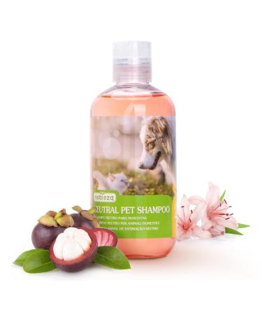 Nobleza dog shampoo against itching mites mushroom sensitive shampoo cat anti-bacterial relieves skin irritation also for puppies and kittens 250ml (red) neutral