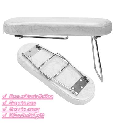 Professional Coldairsoap Nail Pillow Hand Rest & Holder - White Microfiber Leather Arm Stand for Manicure Art DIY at Nail Salons - Buy Online on SooperMarket.com