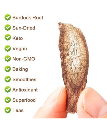 Plant Gift Burdock Root Tea 100g - Organic Non-Irradiated Sustainable Superfood for Weight Loss - Arctium Lappa L. - Buy Online on SooperMarket.com