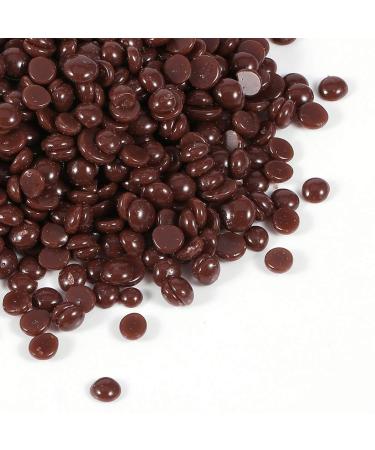 Depilarin Hard Wax Beans - 10 Types 100g for Painless Hair Removal on Arms Body Bikini & More | Ideal for Women & Men - Chocolate Flavor - Buy Online on SooperMarket.com