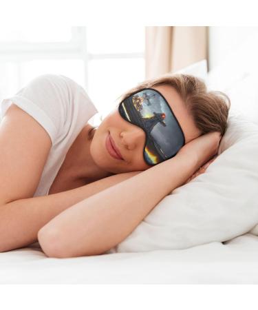 SSIMOO Giant Nuclear Ship Sleep Eye Mask | Breathable Travel Eye Patch for Relaxation - Black - Buy Online on SooperMarket.com
