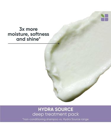 Biolage Hydra Source Deep Treatment Pack - Moisturizing Hair Mask with Aloe - 10.1 Fl. Oz - Buy Online on SooperMarket.com